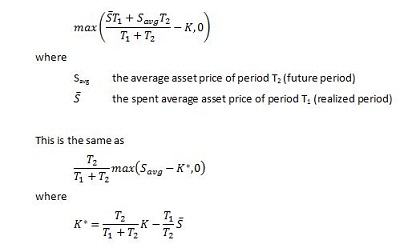 Equity Asian call option payoff in FinPricing