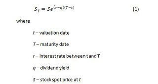 Equity future valuation with dividend yield in FinPricing