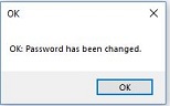 Password change ok in FinPricing