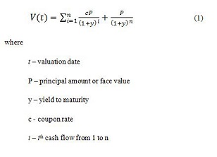 Fixed rate bond valuation in FinPricing